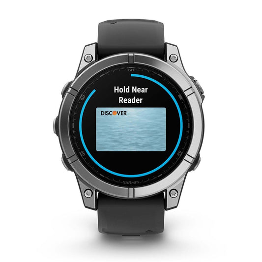 Reloj Garmin Fenix E - 47mm AMOLED Acero Inoxidable con Correa Negra 010-03025-00