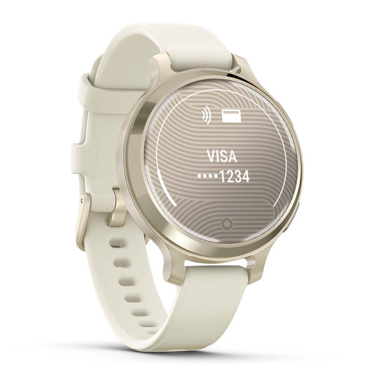 Reloj Garmin Lily 2 Active Dorado con Correa Blanca 010-02891-00