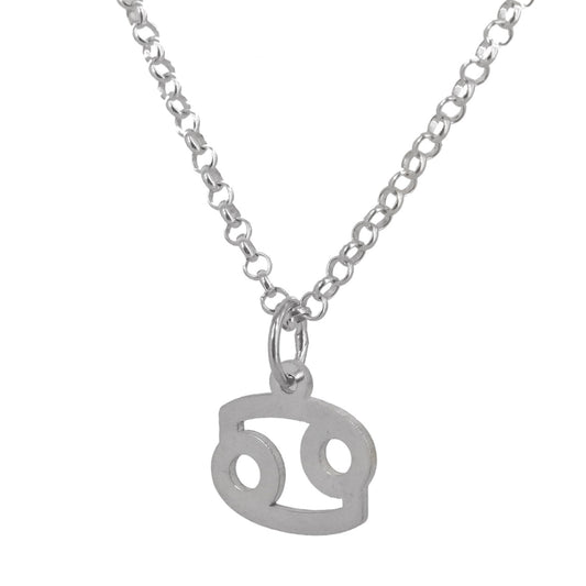 Collar con Colgante Zodiaco Cáncer en Plata de Ley 925