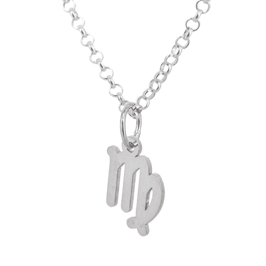 Collar con Colgante Zodiaco Virgo en Plata de Ley 925