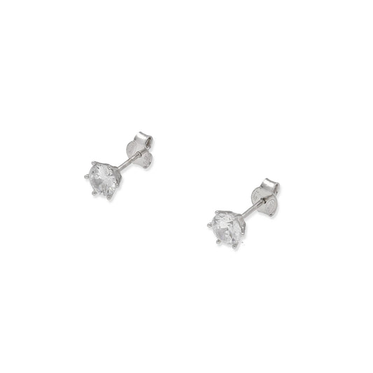 Pendientes Modelo Kristel Oro Blanco 18k y Diamante 0,30ct H - VS2 - Certificado IGI