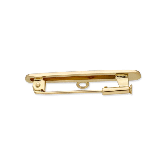 Imperdible Bebé de Barra Mate Redondeada en Oro Amarillo 18K