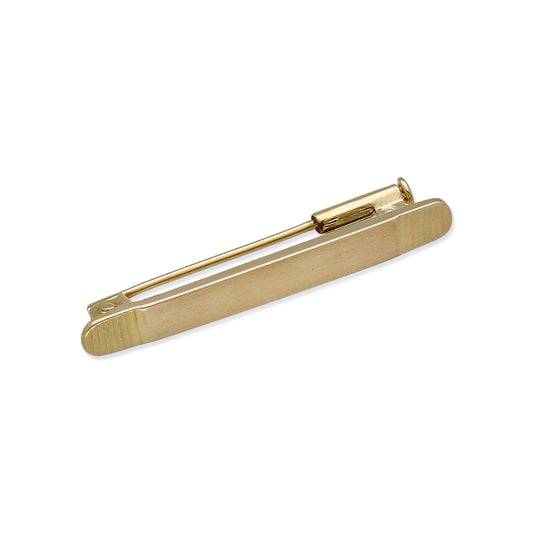 Imperdible Bebé de Barra Mate en Oro Amarillo 18K