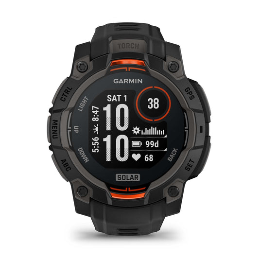 Reloj Garmin Instinct 3 - 45mm, Solar Negro con Correa Negra 010-02934-00