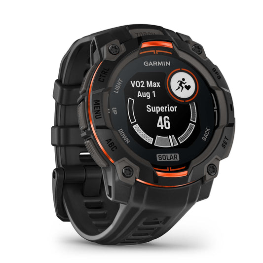 Reloj Garmin Instinct 3 - 45mm, Solar Negro con Correa Negra 010-02934-00