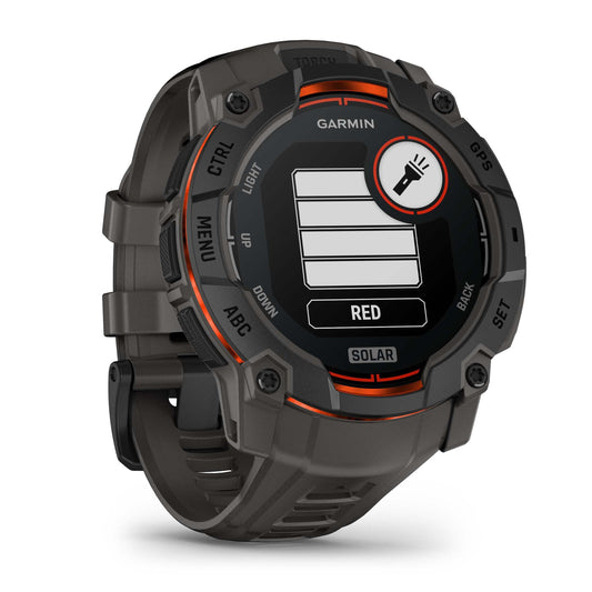 Reloj Garmin Instinct 3 - 50mm, Solar Negro con Correa Carbón 010-02935-00