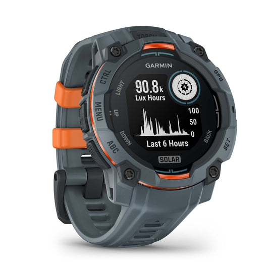Reloj Garmin Instinct 3 - 45mm, Solar Gris con Correa Gris 010-02934-01