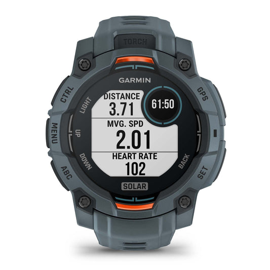 Reloj Garmin Instinct 3 - 45mm, Solar Gris con Correa Gris 010-02934-01