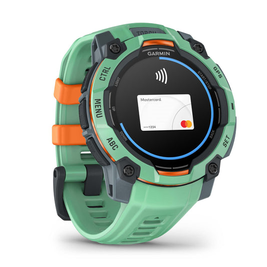 Reloj Garmin Instinct 3 - 45mm, AMOLED Verde con Correa Verde 010-02936-01