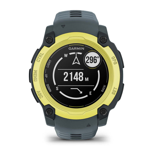 Reloj Garmin Instinct E - 40mm Amarillo con Correa Gris 010-02932-01