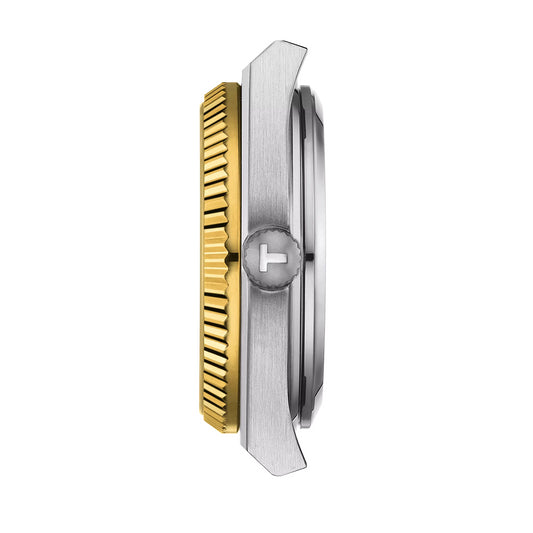 Reloj Tissot PRX Powermatic 80 35mm Steel and 18K Gold Bezel T931.207.41.031.01