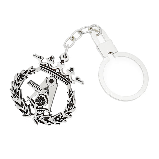 Llavero Insignia de Arquitectura en Plata de Ley 925