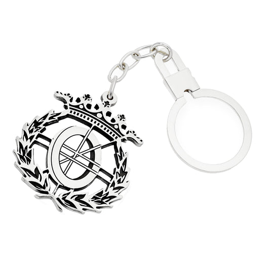 Llavero Insignia de Ingeniería Informática en Plata de Ley 925