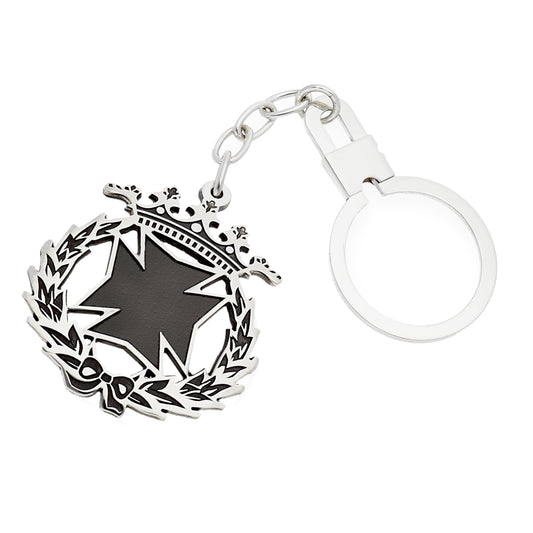 Llavero Insignia de Enfermería en Plata de Ley 925