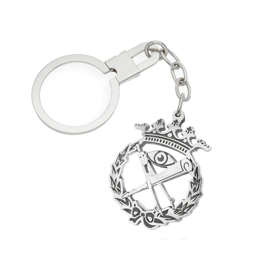 Llavero Insignia de Matemáticas en Plata de Ley 925