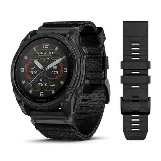 Reloj Garmin Tactix 8 - 51mm Solar con Calculadora Applied Ballistics Ultralight 010-03407-01