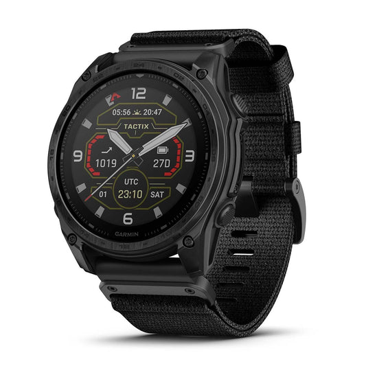 Reloj Garmin Tactix 8 - 51mm Solar con Calculadora Applied Ballistics Ultralight 010-03407-01