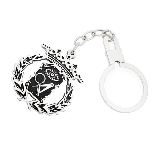 Llavero Insignia de Ciencias Exactas en Plata de Ley 925