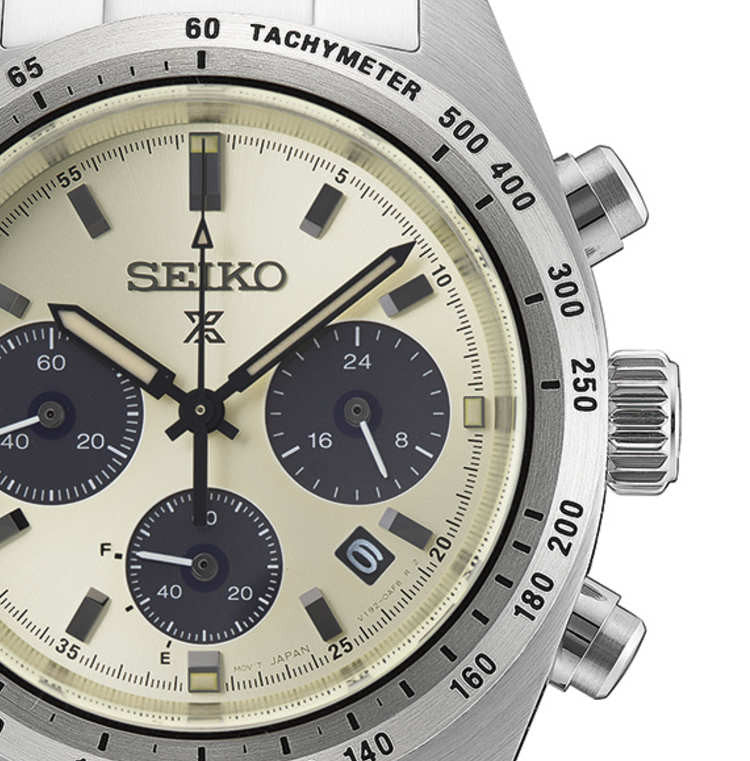 Reloj Seiko Prospex Speedtimer Solar EL Eur. Dorada SSC959P1