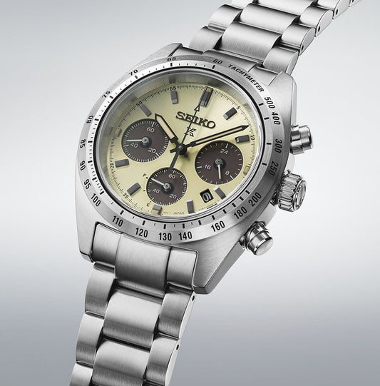 Reloj Seiko Prospex Speedtimer Solar EL Eur. Dorada SSC959P1