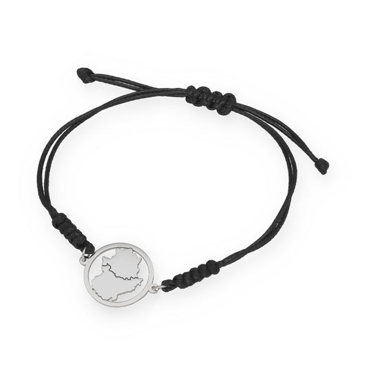 Pulsera Macramé de Extremadura con Plata de Ley 925