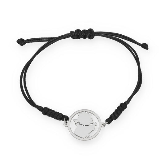 Pulsera Macramé de Extremadura con Plata de Ley 925