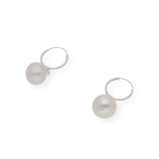 Pendientes de Aro en Plata de Ley 925 con Perlas FreshWater