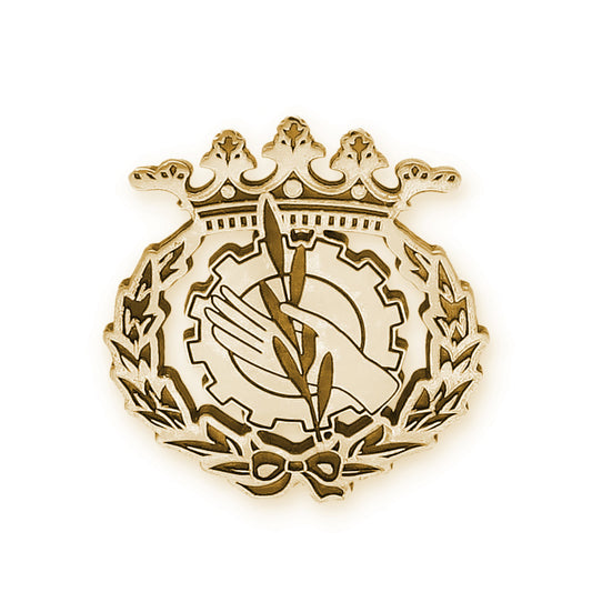 Pin Insignia Profesional de Trabajo Social en Oro 18k