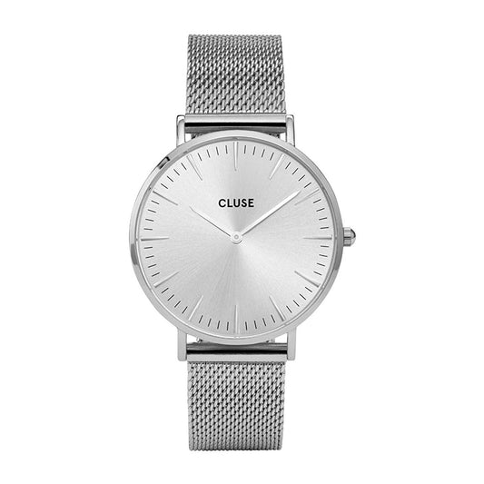 Reloj Cluse LA BOHEME Mesh Full Silver CL18114