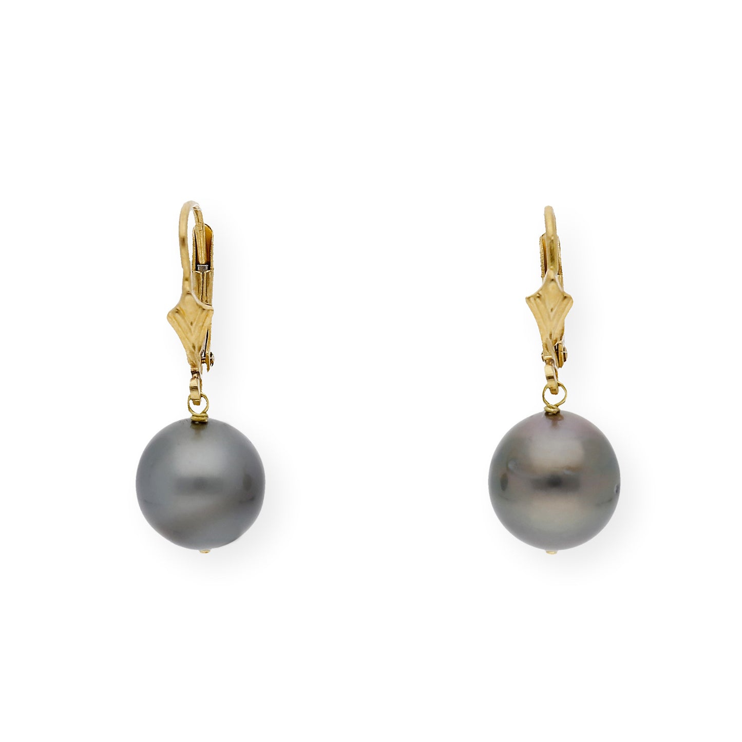 Pendientes Balista en Oro de Ley 18K con Perlas Tahití