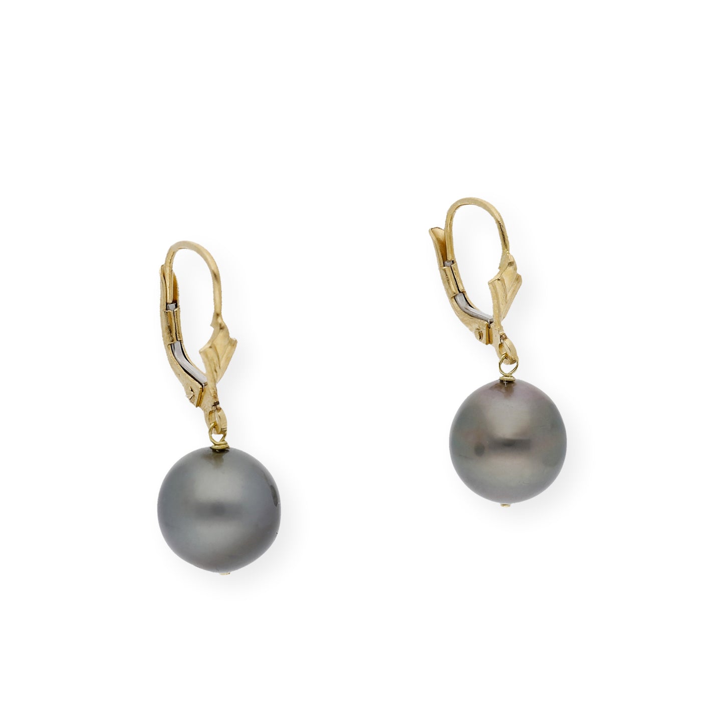 Pendientes Balista en Oro de Ley 18K con Perlas Tahití