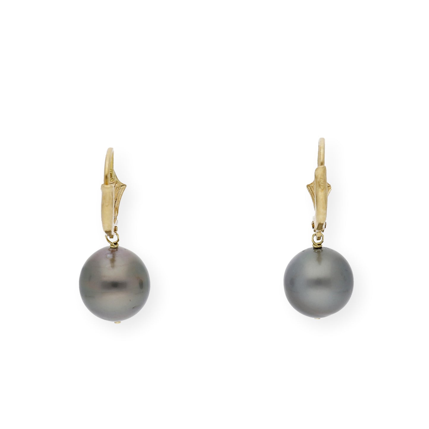 Pendientes Balista en Oro de Ley 18K con Perlas Tahití