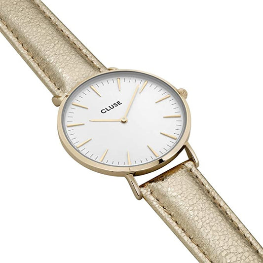 Reloj Cluse LA BOHEME Gold White/Gold Metallic CL18421