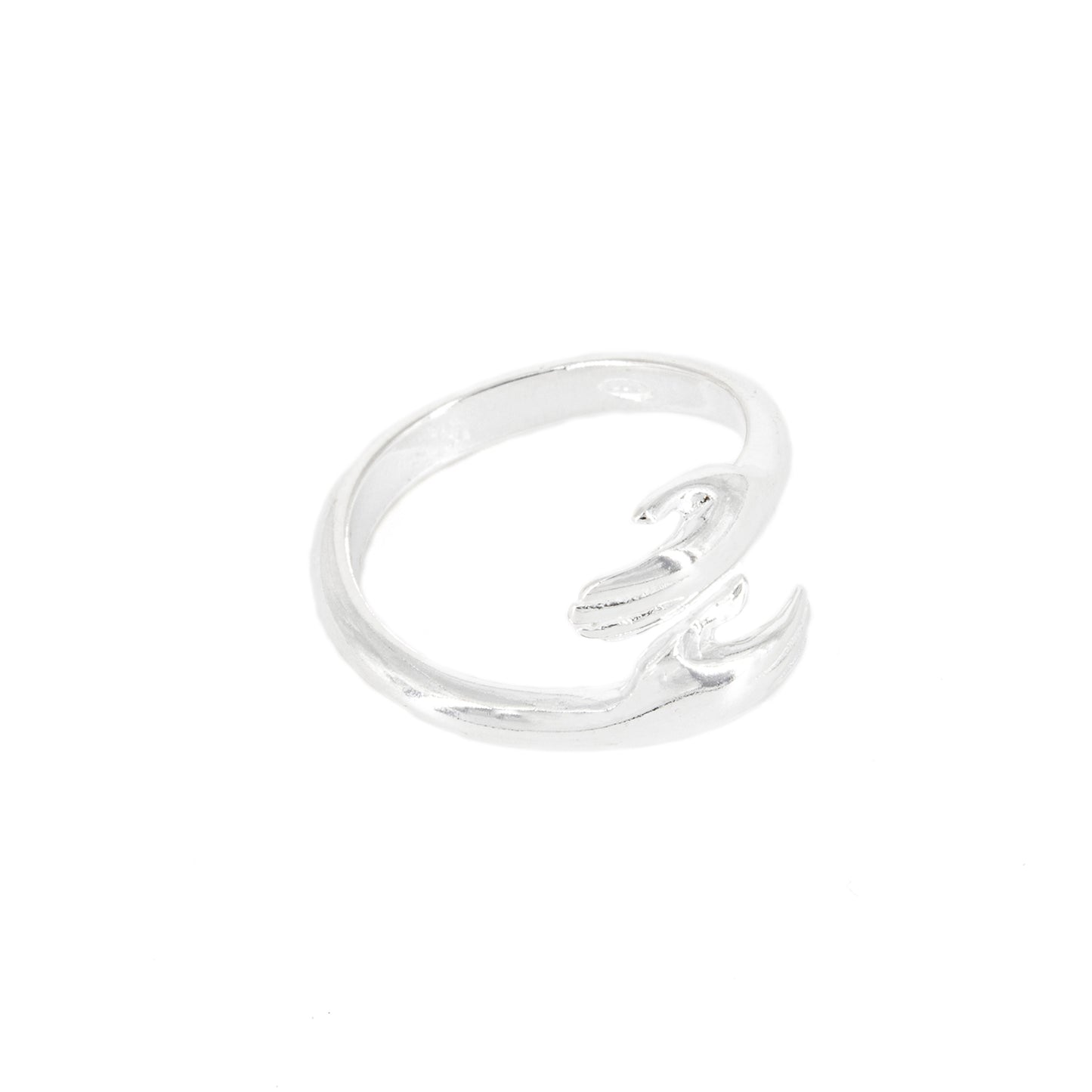 Anillo Klem de Plata con Manos Abiertas