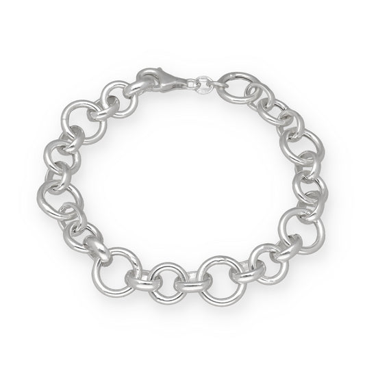 Pulsera Rolo de Plata de Ley 925