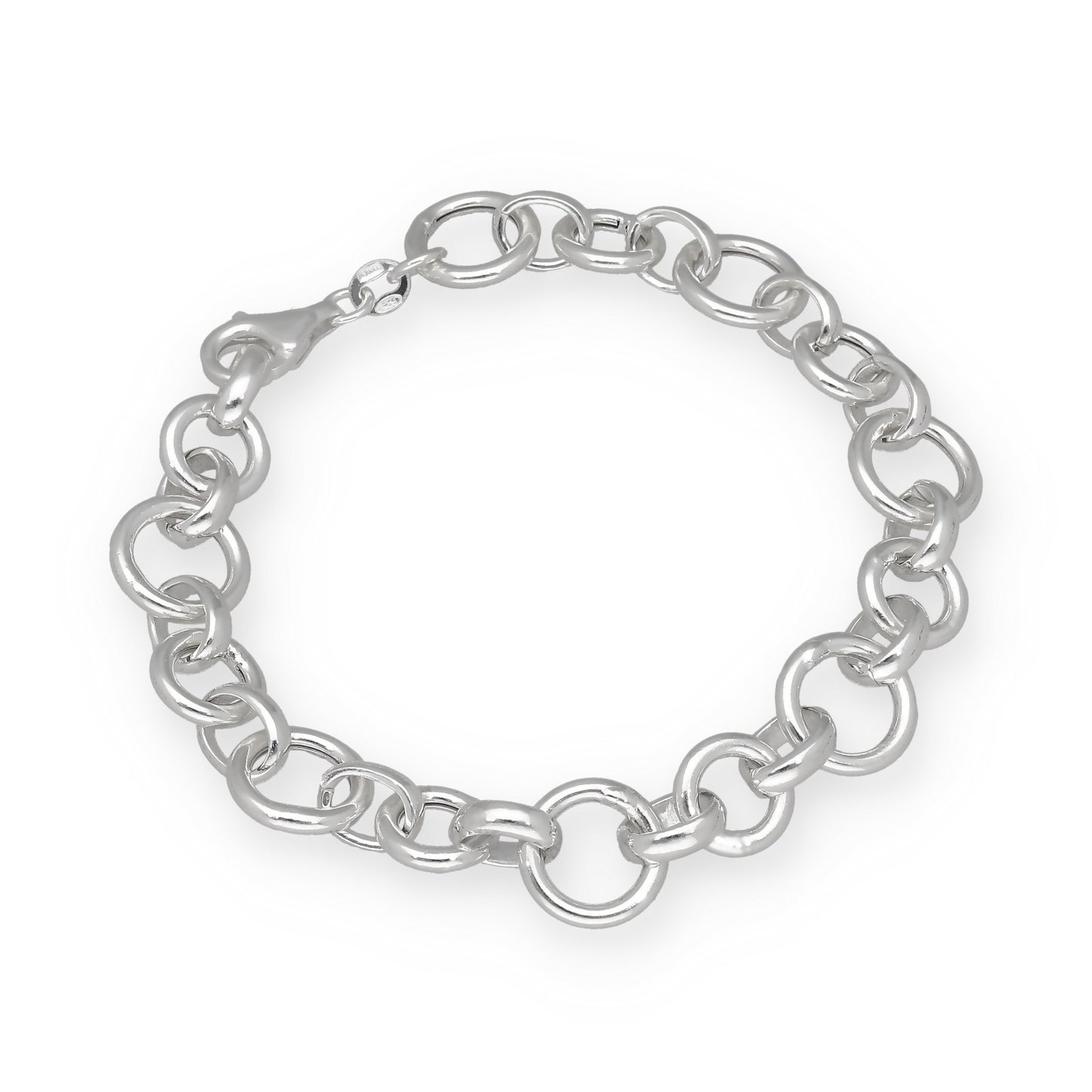 Pulsera Rolo de Plata de Ley 925