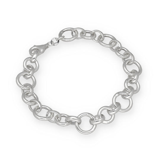 Pulsera Rolo de Plata de Ley 925