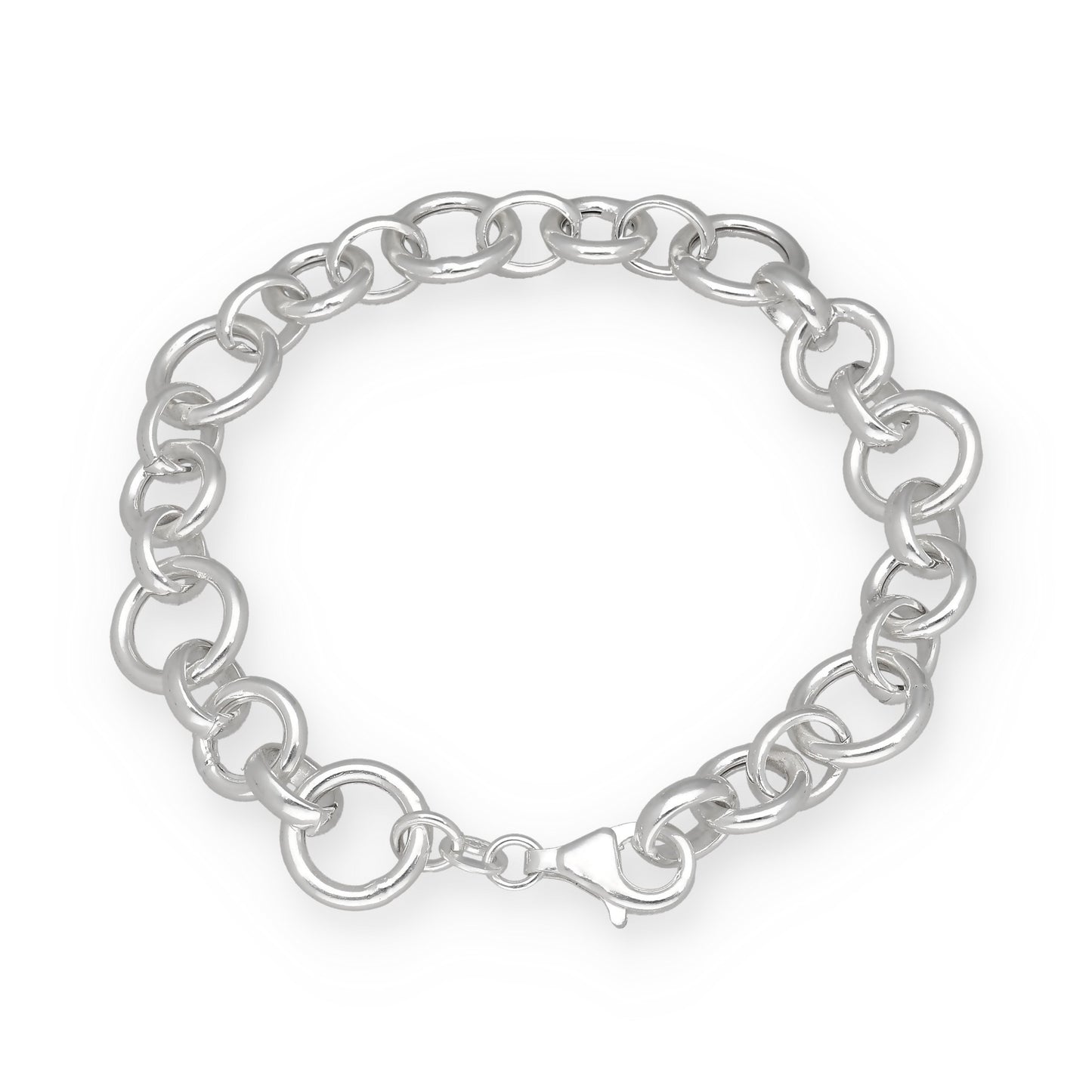 Pulsera Rolo de Plata de Ley 925