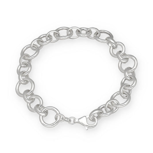 Pulsera Rolo de Plata de Ley 925