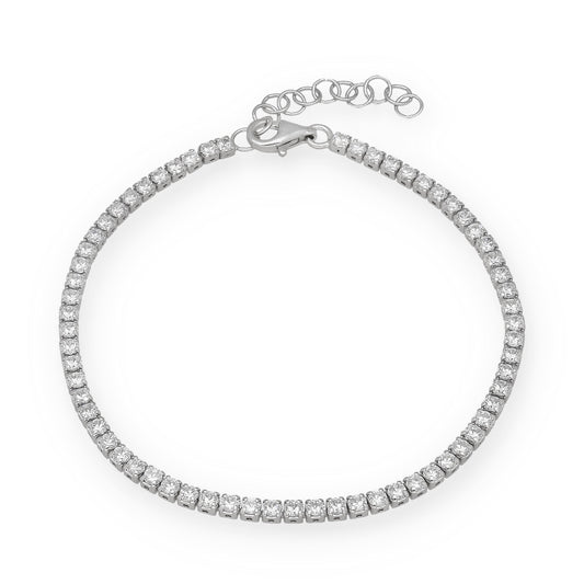 Pulsera Riviere en Plata de Ley 925 con Circonitas