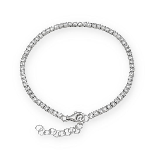 Pulsera Riviere en Plata de Ley 925 con Circonitas