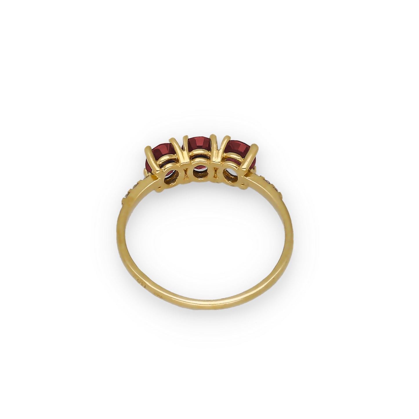 Anillo Lumina en Oro 18K con Rubíes y Diamantes