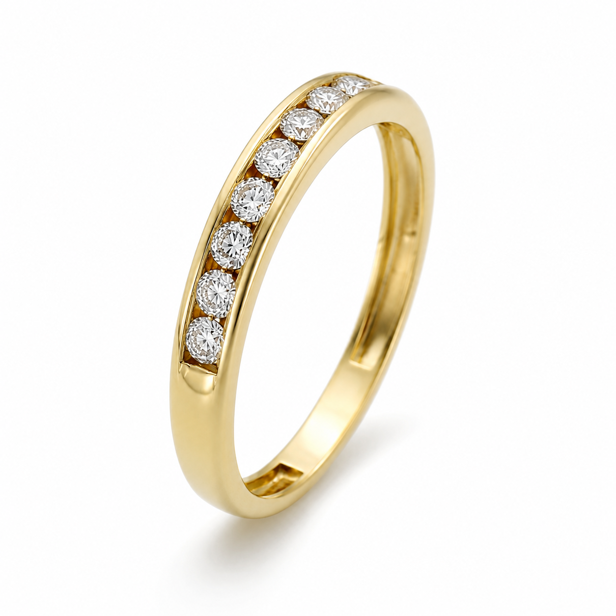 Media Alianza con Diamantes y Oro 18k