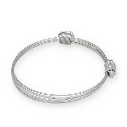 Pulsera de Nudos Africanos en Plata de Ley