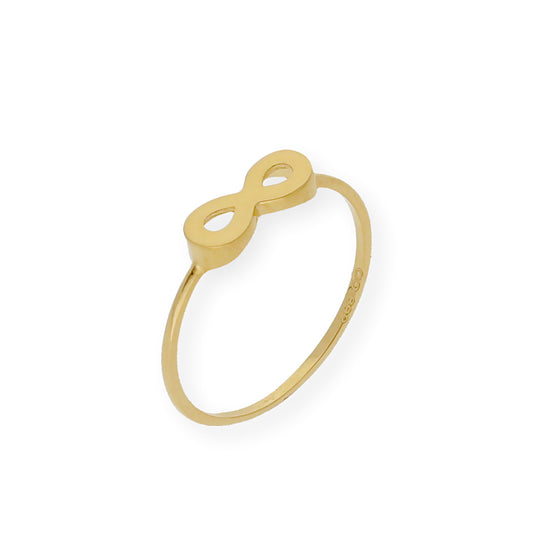 Anillo Infinito en Oro 18k Diseño Liso