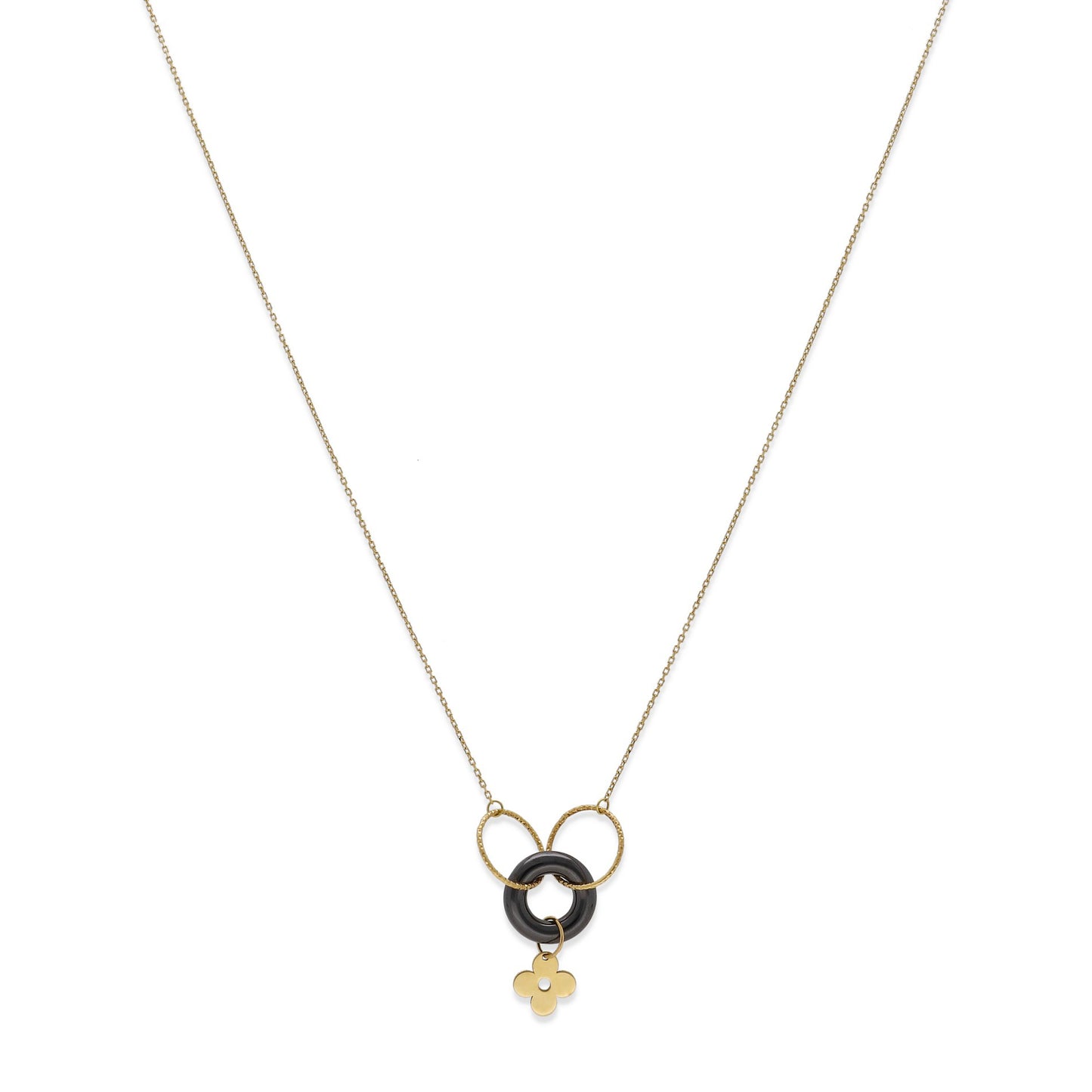 Collar Giselle en Oro 18k con Diseño de Flor