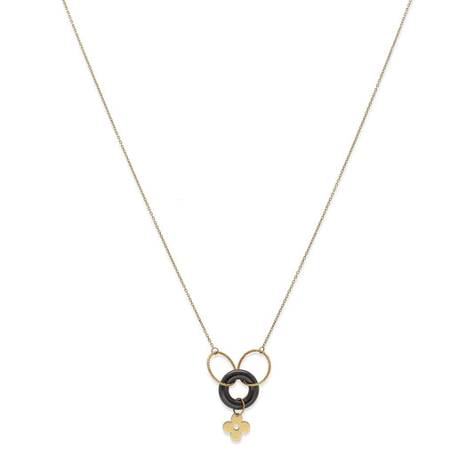 Collar Giselle en Oro 18k con Diseño de Flor
