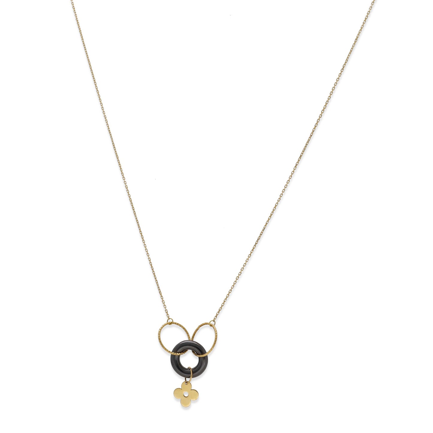 Collar Giselle en Oro 18k con Diseño de Flor