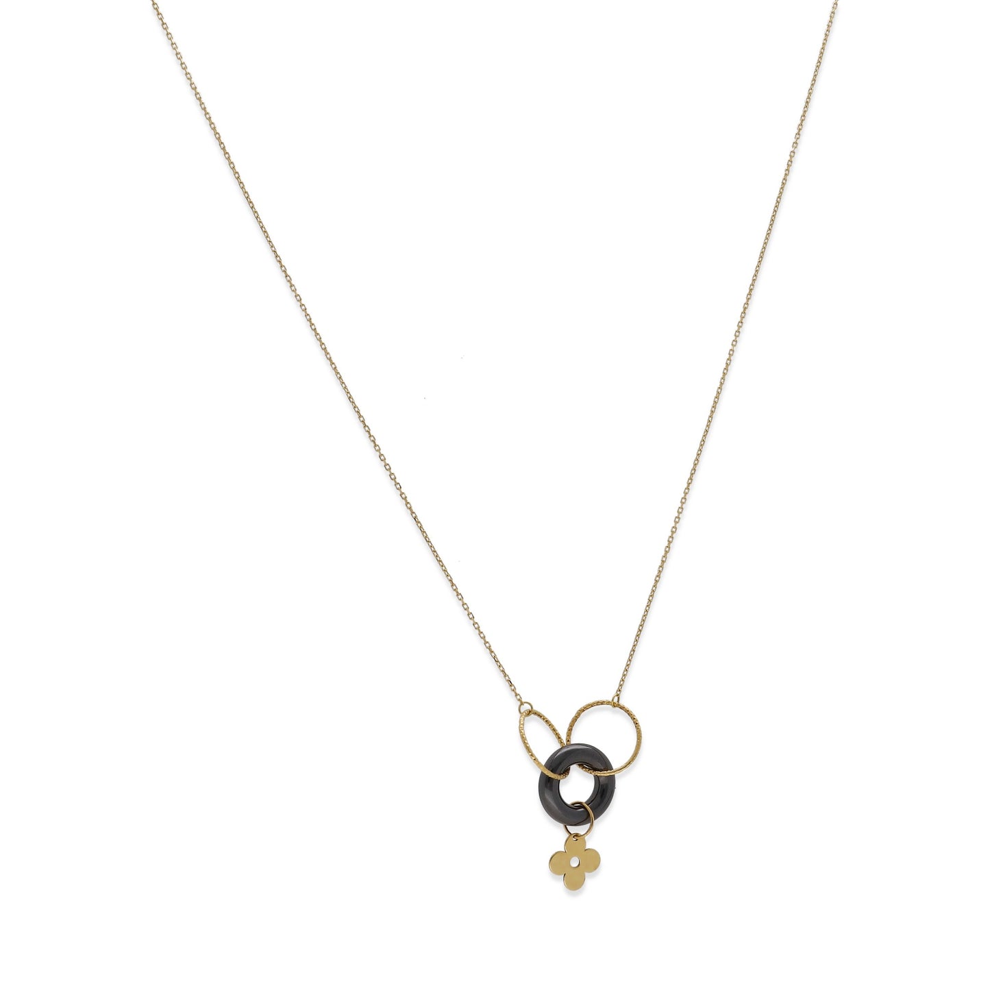 Collar Giselle en Oro 18k con Diseño de Flor