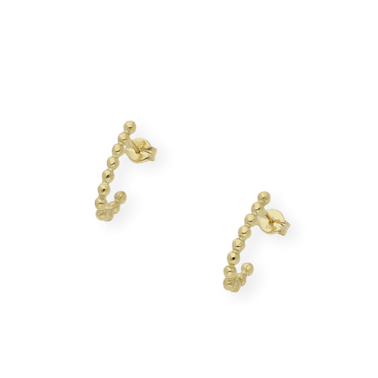Pendientes aro oval Oro 18K